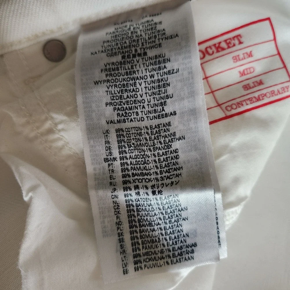DIESEL 2019 D-Strukt 09F26 Men Jeans W38/L30 White Slim‎ Fit Zip Fly Denim